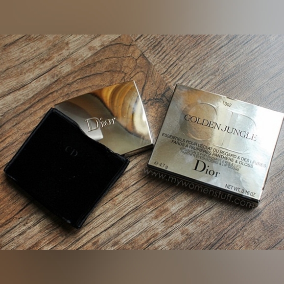 Dior Golden Jungle Eyeshadows & Gloss Panther Palette #002 'Golden Browns' (NIB) - Picture 2 of 9